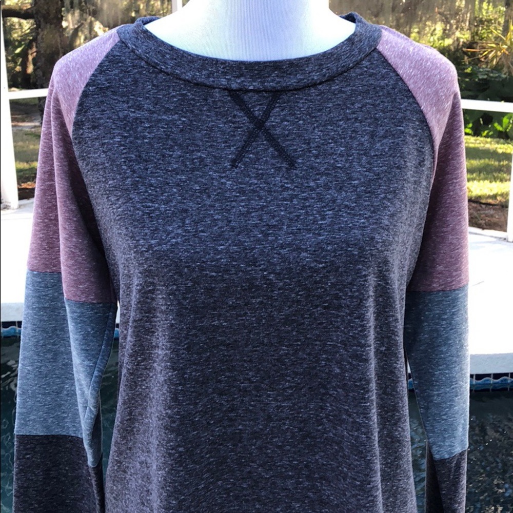 💗LAST ONE MEDIUM Comfy Charcoal French Terry Top. - Picture 3 of 3